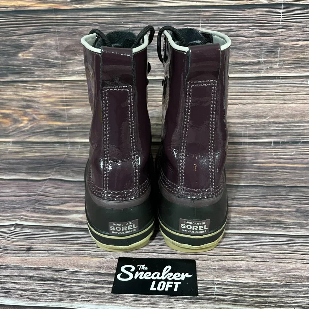 Sorel Dahlia Women's Purple‎ Patent Leather Insulated Snow Boots